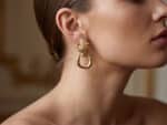 Gold Panther Earrings - Image 2